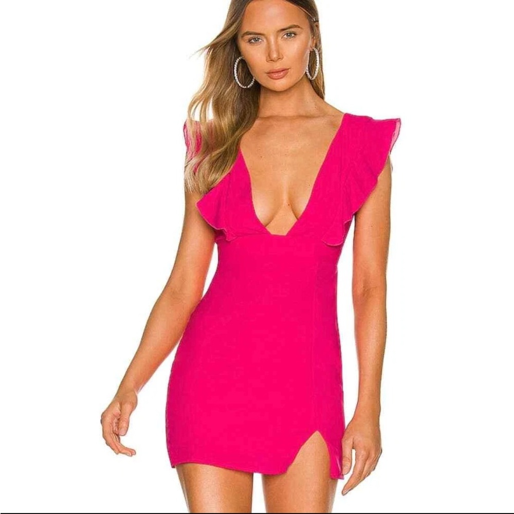 Superdown Harlow Mini Dress in Pink baddie sexy club ready
